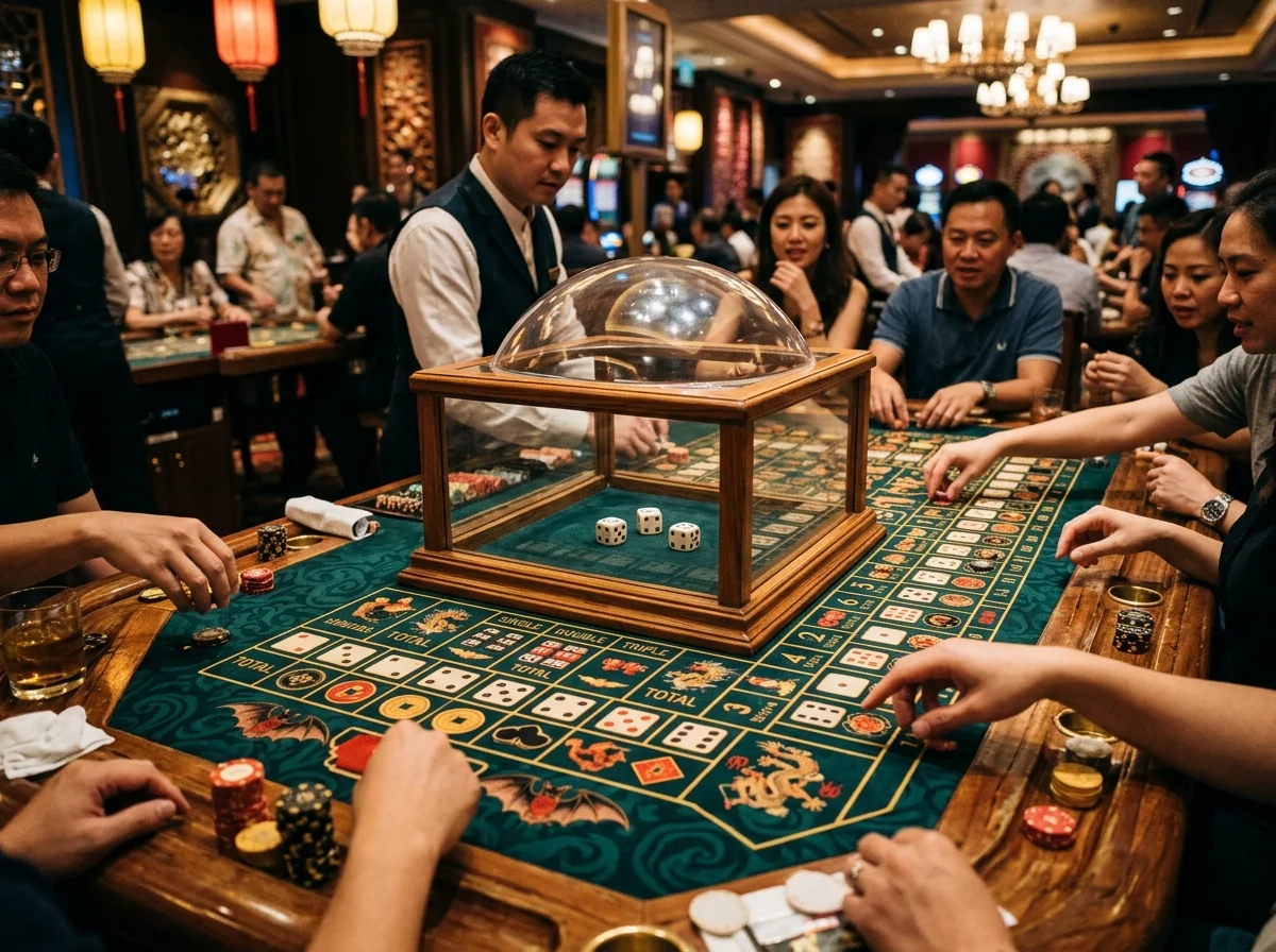 Sic Bo at Rocket online casino table games